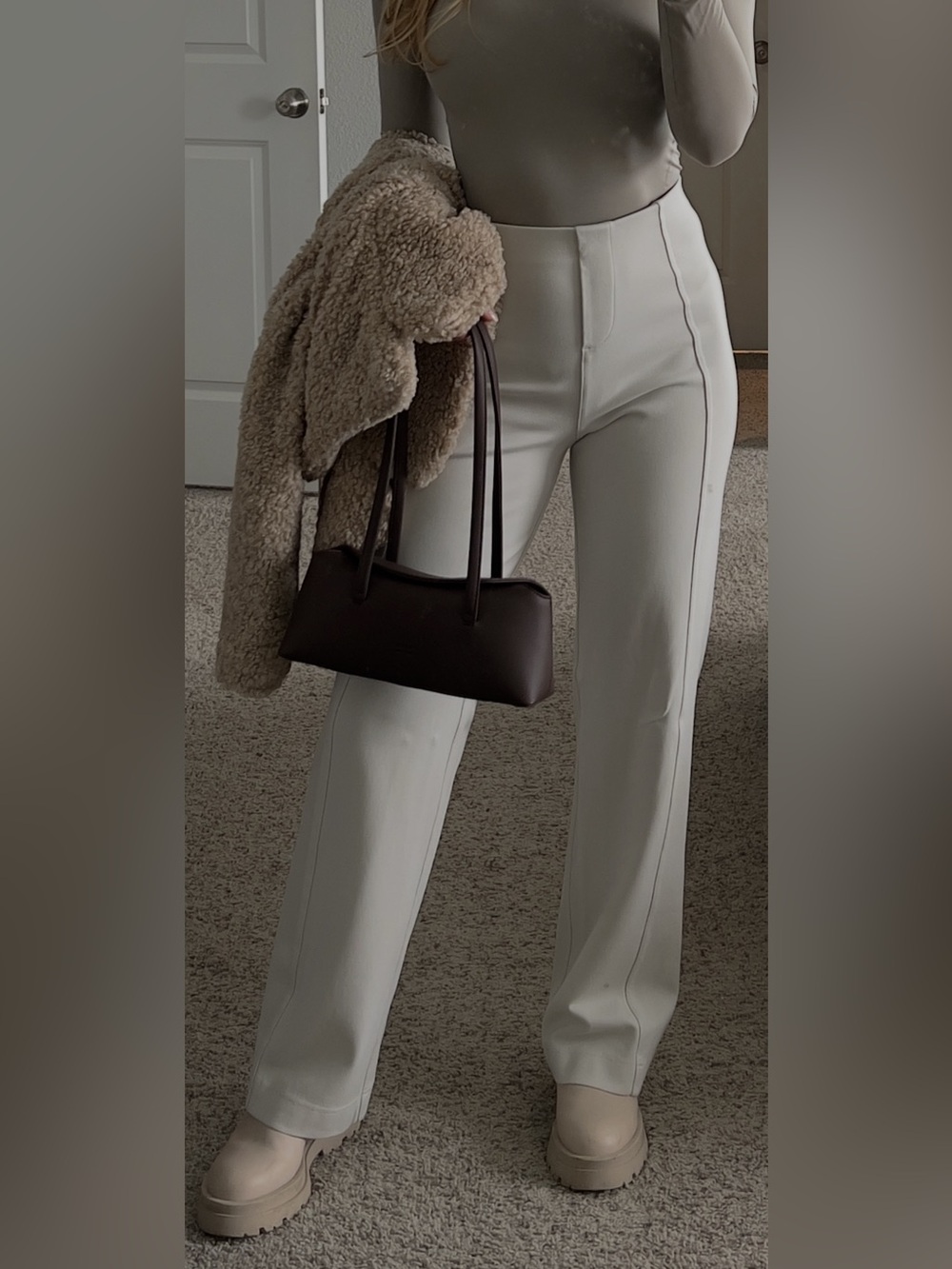 Lululemon High Waisted Fitted Trousers